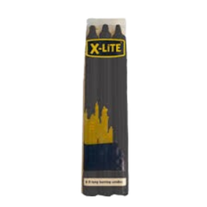 Xlite Candles 12X6'S Black X-Long