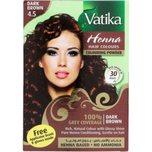 Vatika Henna 1X10G D/Brwn 4.5 H/Colour