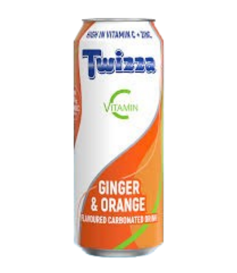 Twizza Energy 6X500Ml Vit C Ginger Orange