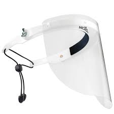Plastic Nuware Face Visor Flip Up