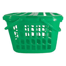 Plastic Basket Maharaja Med+Lid