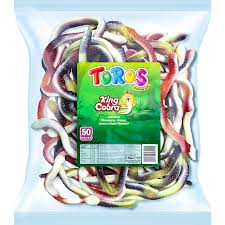 Toros[Pkt]K/Cobra Asstd 50Pcs [Sbery,Orng,Lmn&Grp]
