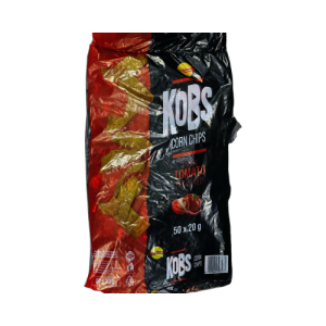 Kobs Corn Chips Spicy Tomato 50X20G