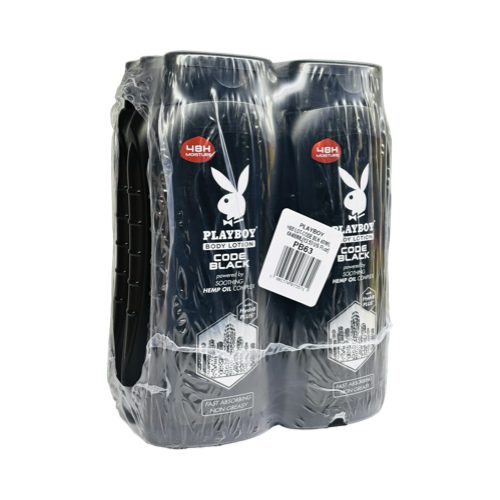 Playboy H&B 6X400Ml Code Blk -Ltn