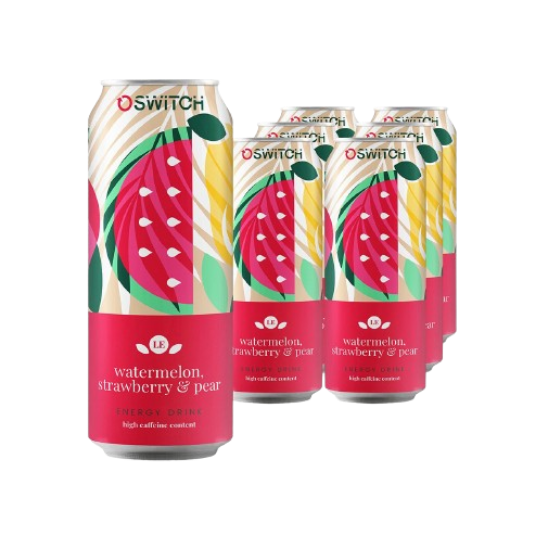 Switch Energy 6X500Ml Watermelon/Straw/Pear