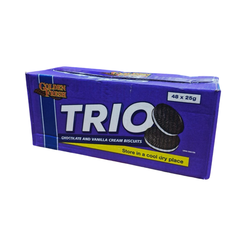 Golden Fresh Trio 48X25G Choc Vanilla Creams