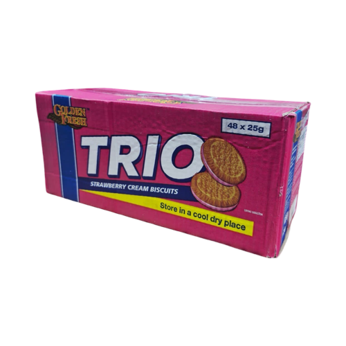 Golden Fresh Trio 48X25G Strawberry Creams