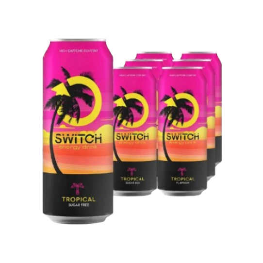 Switch Energy 6X500Ml Tropical Sugar Free