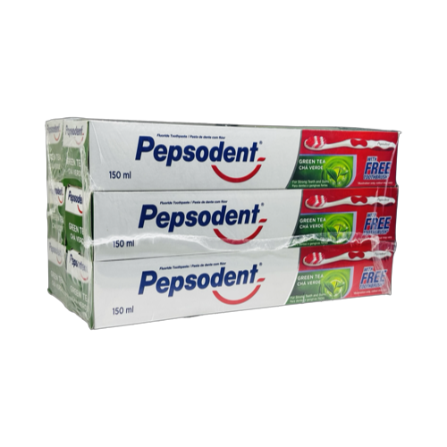 Pepsodent 6X150Ml Green Tea +