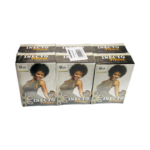 Inecto Henna 6X3X10G Nat/Black Dye