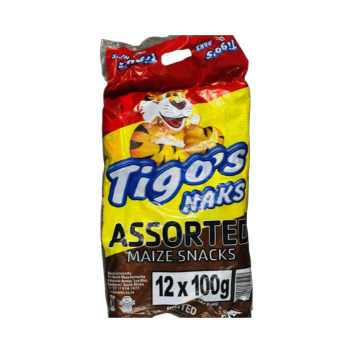 Tigos Naks 12X100G Assorted