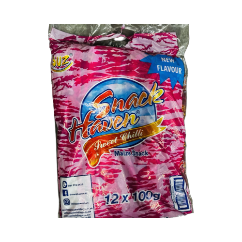 Snack Haven 12X100G Sweet Chilli